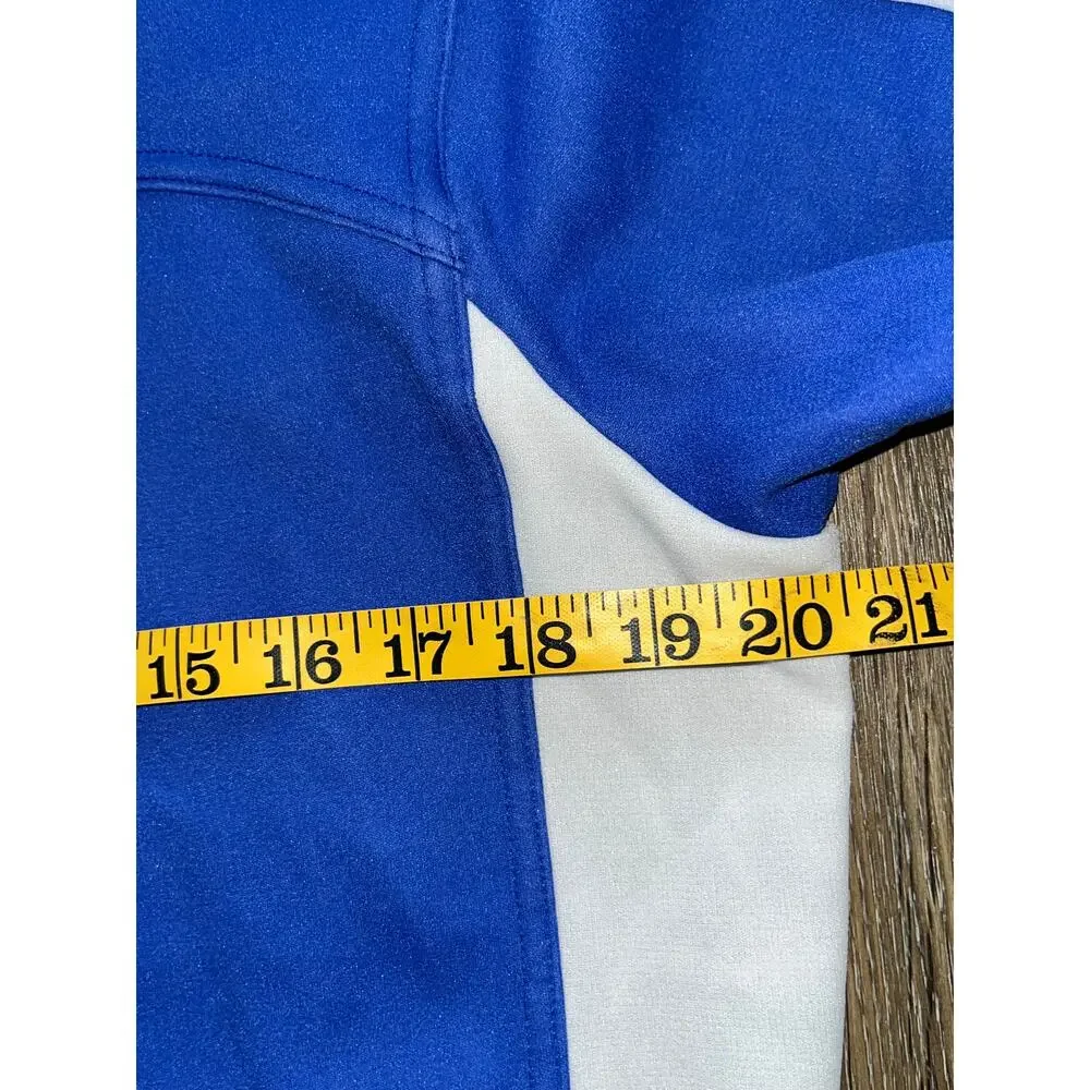 Castelli Techno Sport Wear Men’s Full Zip Jacket Size Large Blue/White